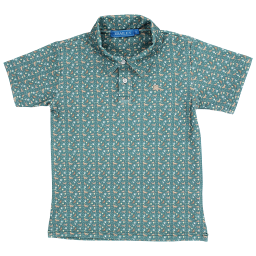 S/S PERFORMANCE POLO-GOLDEN RETREIVER