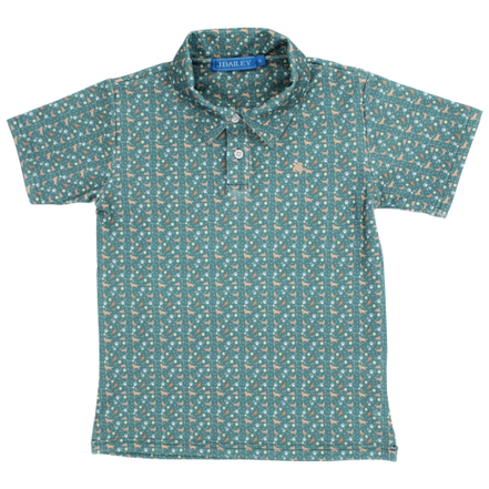 S/S PERFORMANCE POLO-GOLDEN RETREIVER