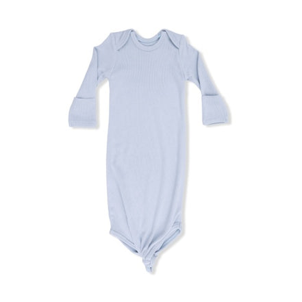 Solid Niagara Mist Rib - Knotted Gown