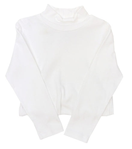 WHITE KNIT-UNISEX TURTLE NECK